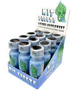 Mit freeze flavored kratom extract pack of 12 tinctures