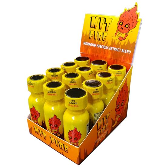 Mit fire kratom extract pack of 12 kratom tincture bottles