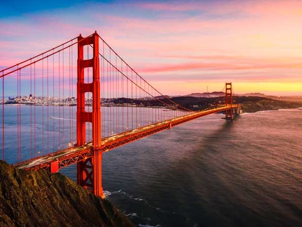 Golden State Bridge in California